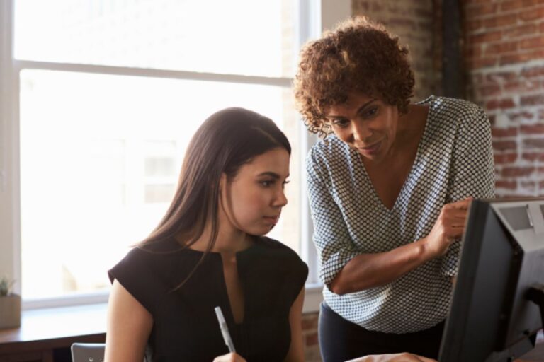 Professional leader addressing poor employee performance issues